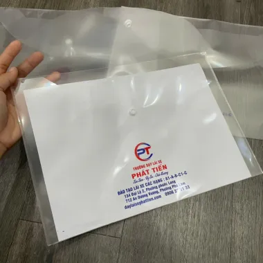 Bìa Hồ Sơ Nhựa In Logo – Folder Tài Liệu Doanh Nghiệp