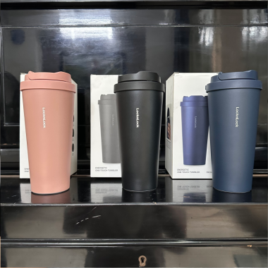 Bình Giữ Nhiệt Nắp Bật One-Touch 550ml Màu Trơn – Quà Tặng Sang Trọng, In Logo Theo Yêu Cầu