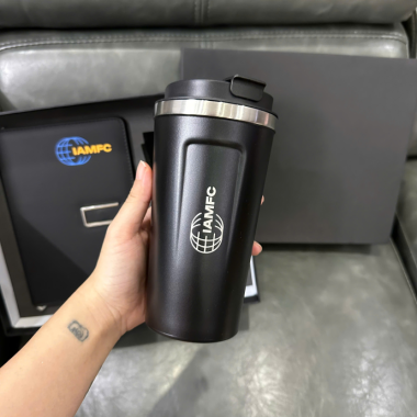 Bộ Quà Tặng Doanh Nghiệp Sổ Da & Bình Giữ Nhiệt – In Logo Theo Yêu Cầu, Sang Trọng Và Chuyên Nghiệp