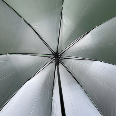 Ô Dù Cầm Tay Màu Xanh Lá – In Slogan Theo Yêu Cầu, Chống Nắng Mưa