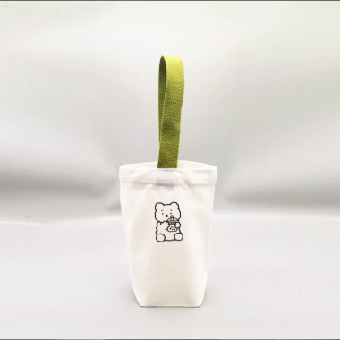 Túi Vải Đựng Bình Nước – In Logo Theo Yêu Cầu, Nhiều Màu Dễ Thương