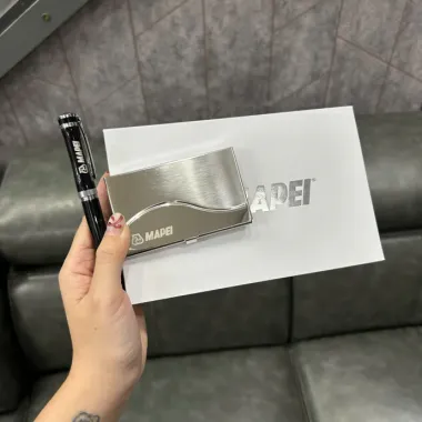 Bộ Quà Tặng Doanh Nghiệp Cao Cấp MAPEI – Giftset Bút Ký Và Hộp Name Card In Logo