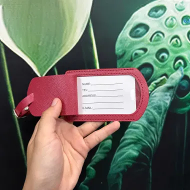 Thẻ Hành Lý Da In Logo Theo Yêu Cầu Cao Cấp