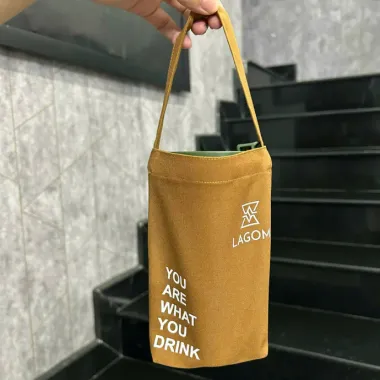 Túi Vải Đựng Bình Nước In Logo Theo Yêu Cầu – Giá Xưởng Sản Xuất