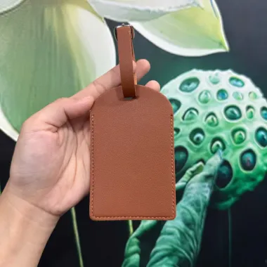 Thẻ Hành Lý Da Nhiều Màu Thiết Kế In Ấn Logo Theo Yêu Cầu