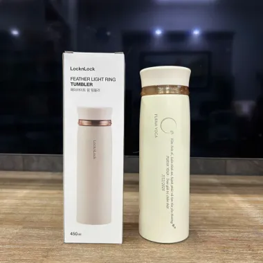 Bình Giữ Nhiệt LocknLock Feather Light Ring Tumbler 450ml In Logo Theo Yêu Cầu