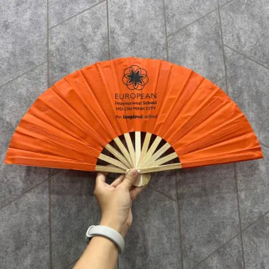 Quạt Cầm Tay In Logo Theo Yêu Cầu Giá Xưởng - Quạt Tre, Quạt Vải Quảng Cáo Doanh Nghiệp