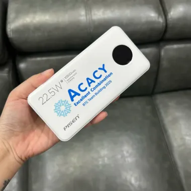 Sạc Dự Phòng PISEN 10500mAh 22.5W In Logo Theo Yêu Cầu – Pin Dự Phòng Quà Tặng Doanh Nghiệp Giá Xưởng