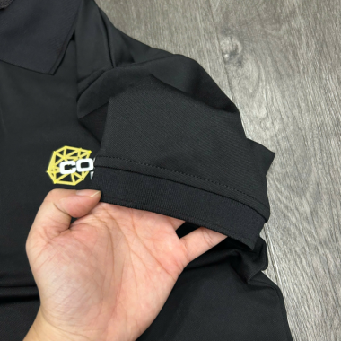 Áo Thun Polo Đen Đồng Phục – Quà Tặng Doanh Nghiệp Hiện Đại & Chuyên Nghiệp