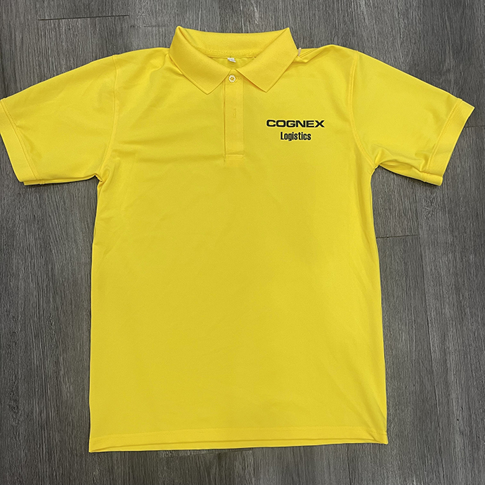 Áo Thun Poly Vàng In Logo Cognex - Áo Thun Đồng Phục Chất Lượng Cao In logo Theo Yêu Cầu