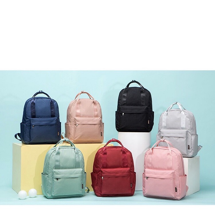 Balo Thời Trang Nhiều Màu Pastel – Balo Đi Học Đi Làm Dáng Đứng