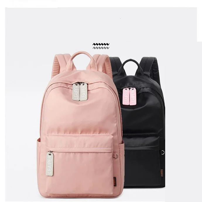 Balo In Logo Theo Yêu Cầu – Balo Thời Trang Hồng & Đen Cho Doanh Nghiệp