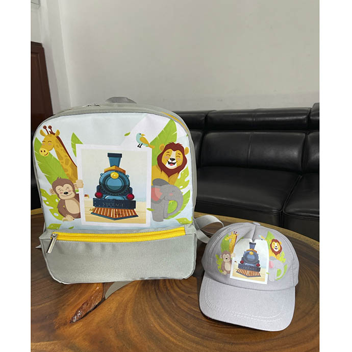 Bộ Balo Trẻ Em In Logo Theo Yêu Cầu – Quà Tặng Trường Mầm Non