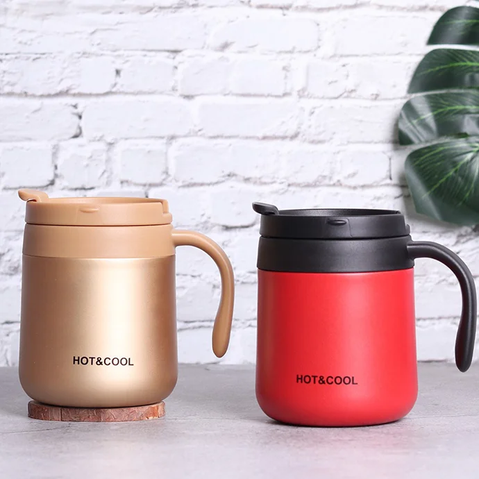 Ly Cà Phê Giữ Nhiệt 350ml HOT&COOL Có Tay Cầm