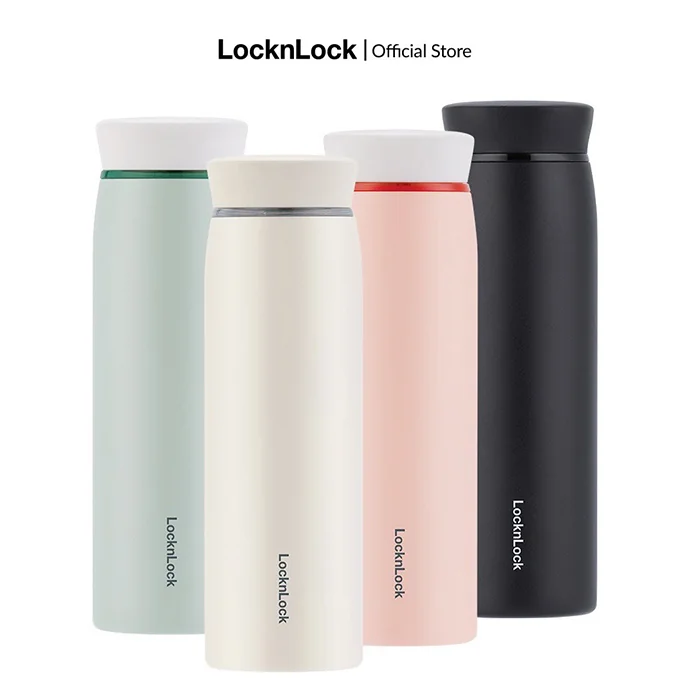 Bình Giữ Nhiệt Lock&Lock Feather Light Ring LHC4244 460ml – In Logo Doanh Nghiệp