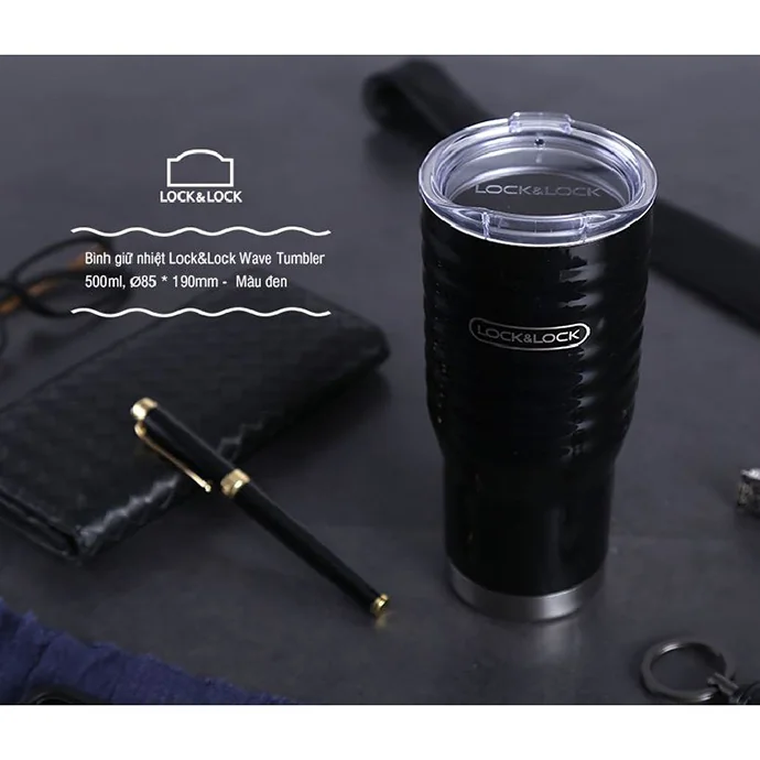 Ly Giữ Nhiệt Lock&Lock Wave Tumbler 750ml (LHC4148) – In Logo Theo Yêu Cầu