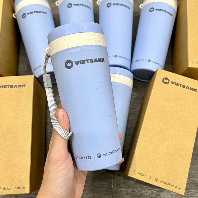 Bình Giữ Nhiệt 450ml Khắc Laser Logo – Màu Pastel Cao Cấp