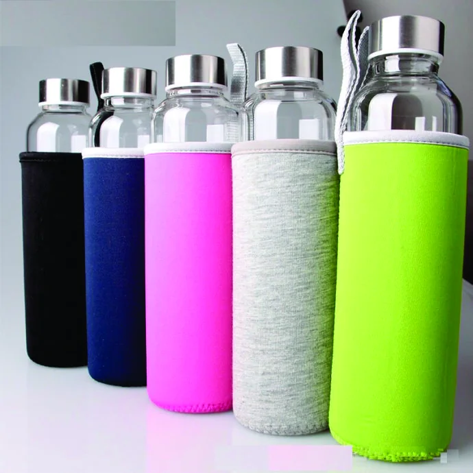 Bình Thủy Tinh Bọc Túi Giữ Nhiệt – Quà Tặng Doanh Nghiệp Tiện Ích & Hiện Đại