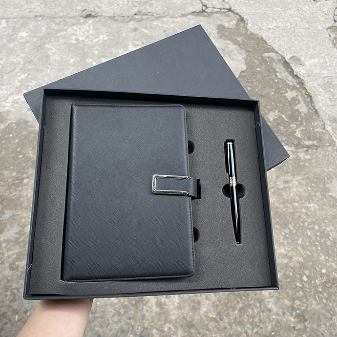 Bộ Quà Tặng Sổ Tay Và Bút Kim Loại Đơn Giản – Bộ Quà Tặng Đẹp, Sang Trọng