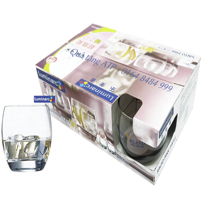 Bộ Ly Thủy Tinh Luminarc In Logo - Quà Tặng Cao Cấp, In Logo Theo Yêu Cầu