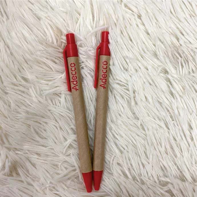 Bút Bi Giấy In Logo ADECO - Sản Xuất Bút Bi Giấy Giá Rẻ