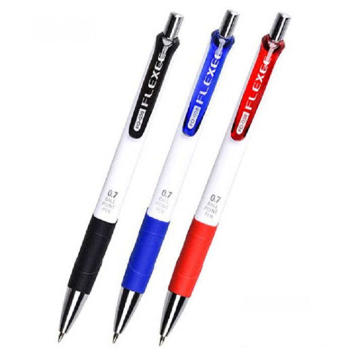Bút Bi Flexoffice 0.7mm – Bút Bấm In Logo Theo Yêu Cầu