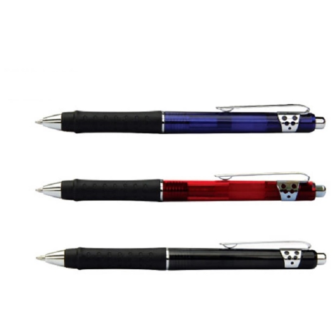 Bút Bi Thiên Long 0.7mm – Bút Bi Bấm Khế Có Grip In Logo Theo Yêu Cầu