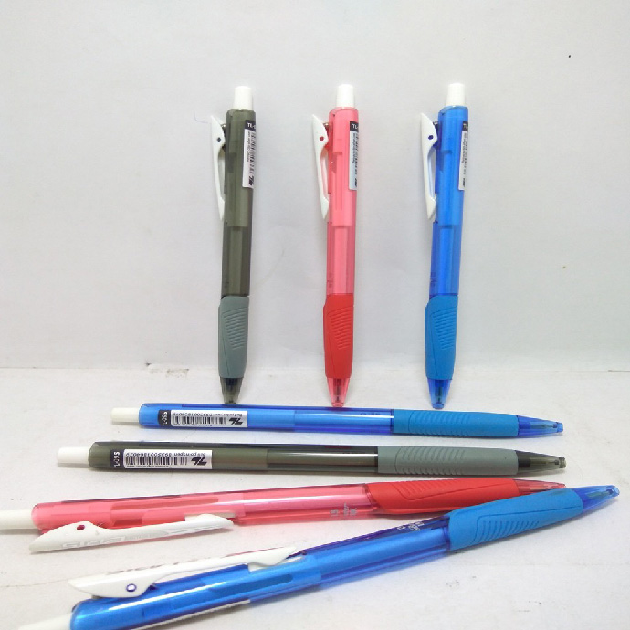 Bút Bi Thiên Long 0.5mm – Bút Bi Bấm Khế Có Grip In Logo Theo Yêu Cầu