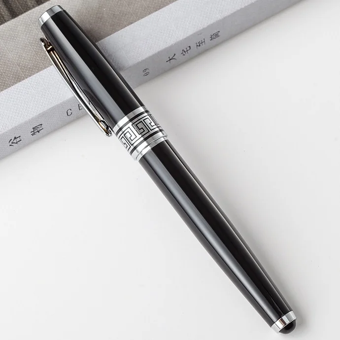 Viết Kim Loại Đen Viền Hoa Văn Cao Cấp - Sang Trọng & Tinh Tế