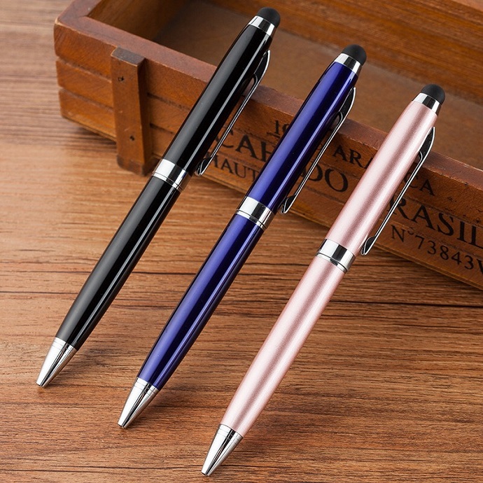 Bút Bi Kim Loại Kèm Đầu Cảm Ứng - Sang Trọng & Đa Năng