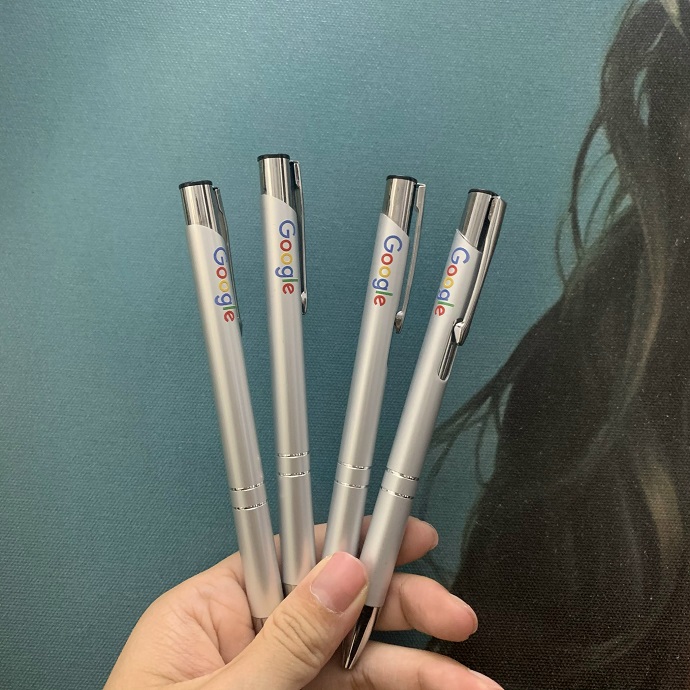 BKL 31-Bút Kim Loại Bấm In Logo Google - Quà Tặng Cao Cấp và Ấn Tượng