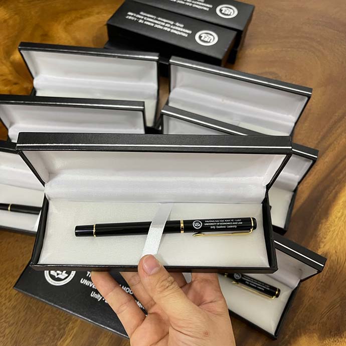 BKL 27-Bút Kim Loại Kèm Hộp Cao Cấp - Bút Kim Loại Khắc Logo Giá Rẻ
