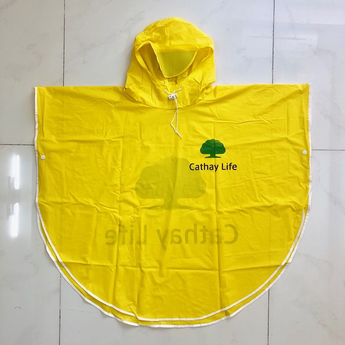 Áo Mưa Choàng Trẻ Em Màu Vàng – Quà Tặng Doanh Nghiệp Tiện Ích & An Toàn