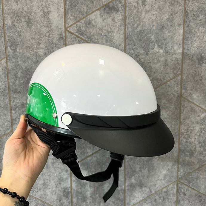Mũ Bảo Hiểm Nửa Đầu In Logo Doanh Nghiệp – Quà Tặng Theo Yêu Cầu