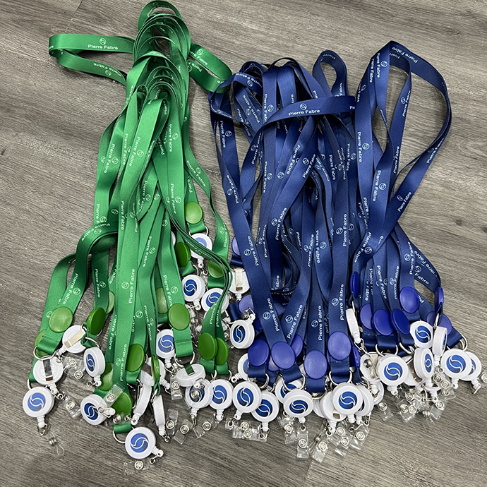 Dây Đeo Thẻ Satin In Chuyển Nhiệt Có Yoyo Co Rút - Dây Đeo Thẻ Tiện Lợi