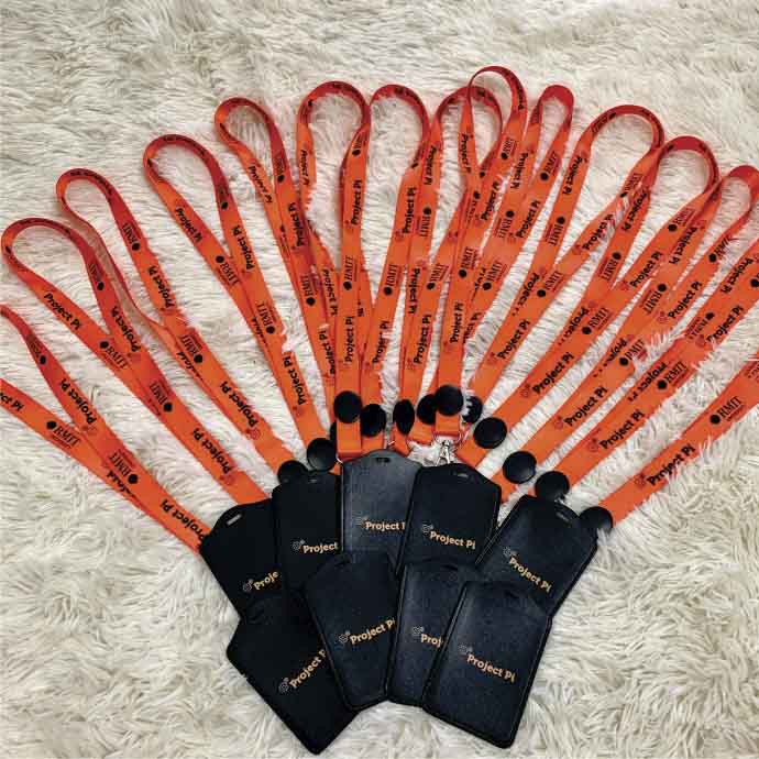 Bộ Dây Đeo Thẻ Kèm Thẻ Đeo Bằng Da - Sản Xuất Trực Tiếp - In Logo Chuyển Màu Sắc Nét