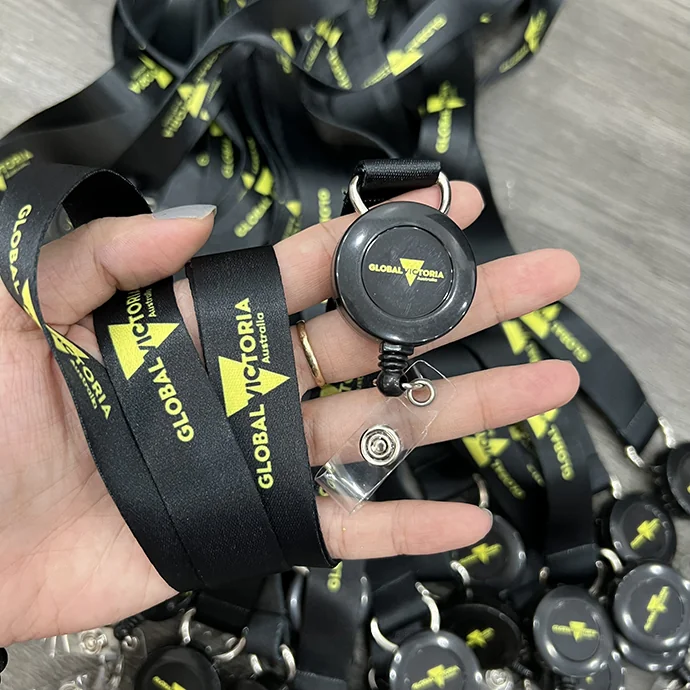 Dây Đeo Thẻ Và Yoyo Global Victoria - In Logo Sắc Nét