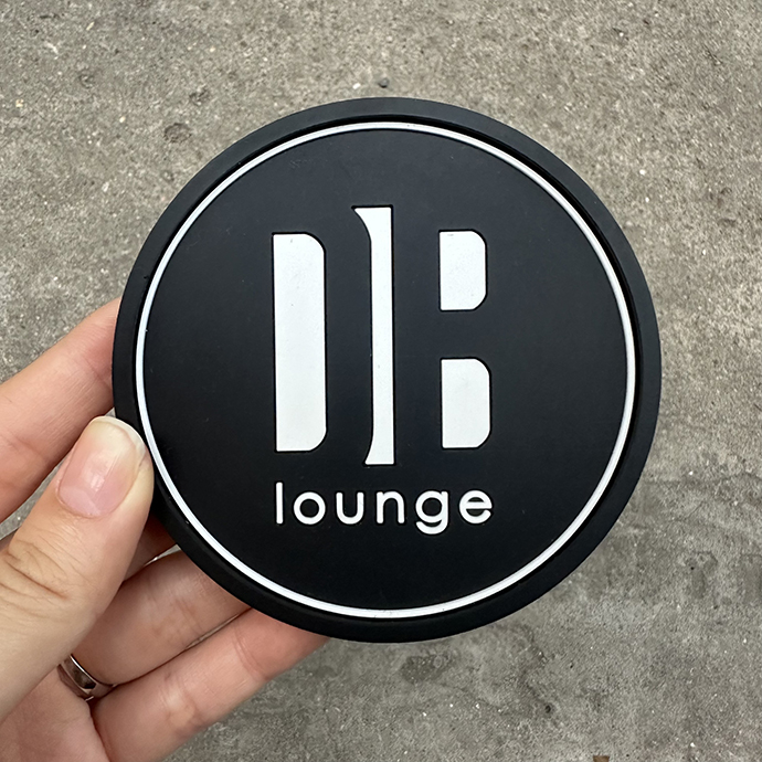 Lót Ly Cao Su Tròn DB Lounge – Quà Tặng Doanh Nghiệp Sang Trọng & Thực Tiễn