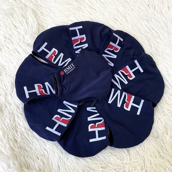 Khẩu Trang Vải Poly Thái In Logo – Khẩu Trang Quà Tặng Doanh Nghiệp