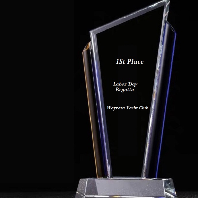 Cúp Pha Lê Tam Giác Vát Cạnh – Giải Thưởng 1st Place Sang Trọng