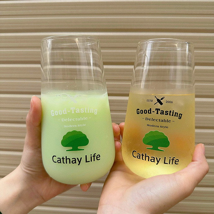 Ly Thủy Tinh In Logo - Ly Thủy Tinh Phong Cách Hàn Quốc Đẹp