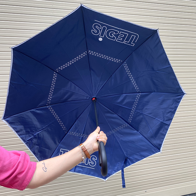 Ô Dù Cán Cong Màu Xanh Navy In Logo TEDIS – Sang Trọng & Bền Bỉ