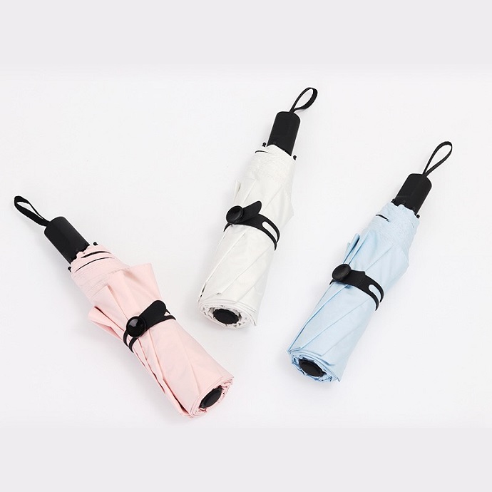 Ô Dù Gấp Ngắn Pastel – Quà Tặng Doanh Nghiệp In Logo