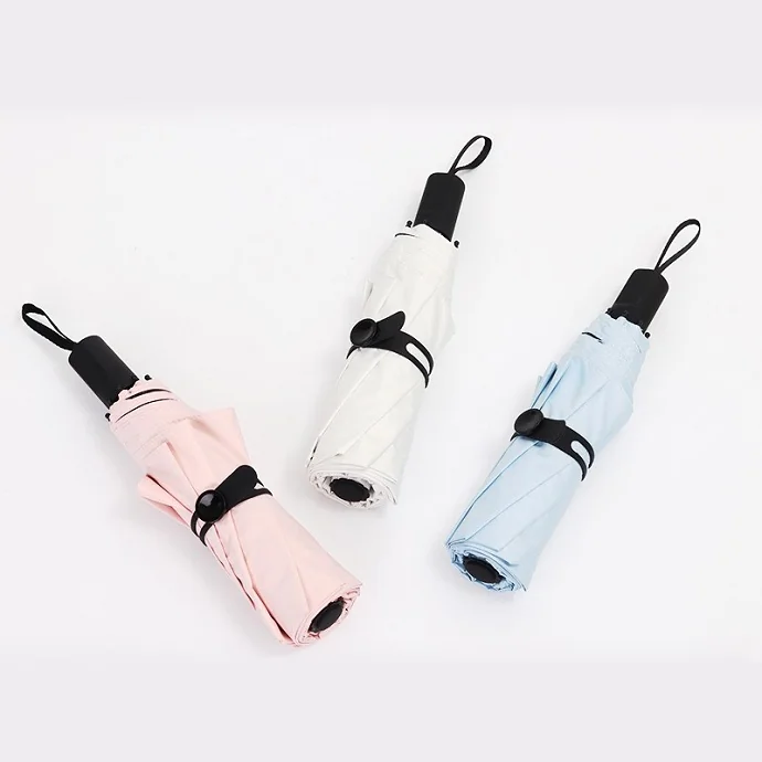 Ô Dù Gấp Ngắn Pastel – Quà Tặng Doanh Nghiệp In Logo