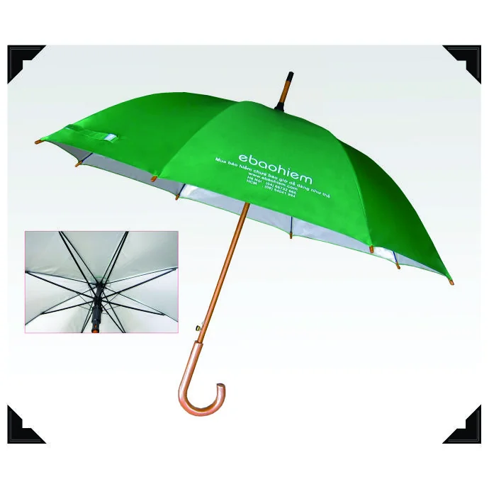 Ô Dù Cán Gỗ Thẳng Cao Cấp – Quà Tặng Doanh Nghiệp, Sự Kiện