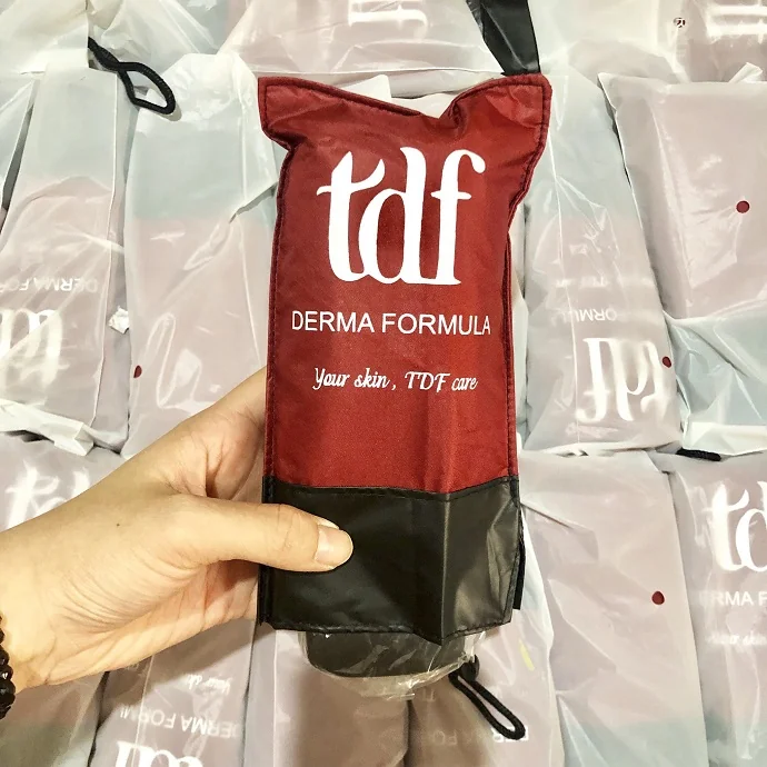 Ô Dù Gấp 3 In Logo TDF Derma Formula – Quà Tặng Quảng Cáo Cao Cấp