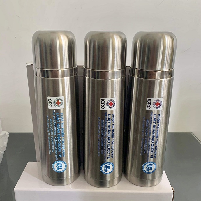 Bình Giữ Nhiệt Inox Màu Bạc – Bình Nước Giữ Nhiệt Cao Cấp Dạng Trụ