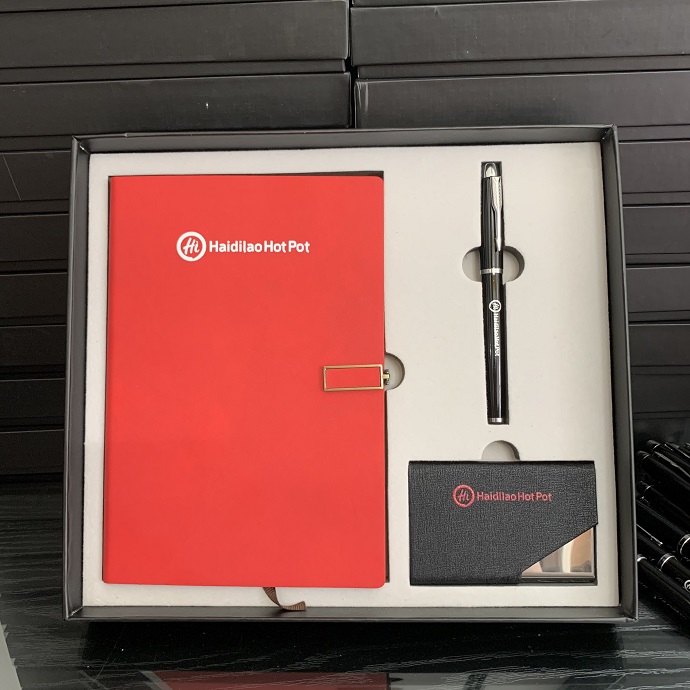 Bộ Quà Tặng Sổ Tay Cao Cấp In Logo Theo Yêu Cầu – Giftset Văn Phòng Doanh Nghiệp