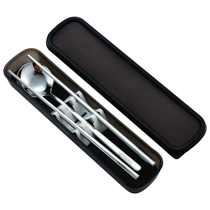 Bộ Muỗng Đũa Inox 304 Cao Cấp – Hộp Đựng Sang Trọng Tiện Lợi