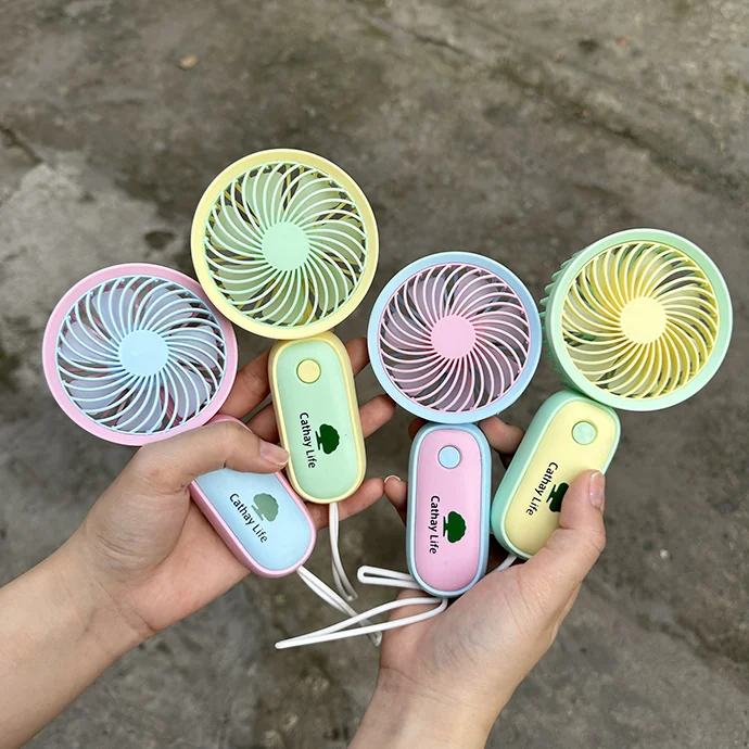 Quạt Cầm Tay Mini In Logo – Quạt Sạc USB Quà Tặng Doanh Nghiệp